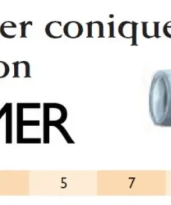 LEMER Plombs lancer coniques sachet de 25