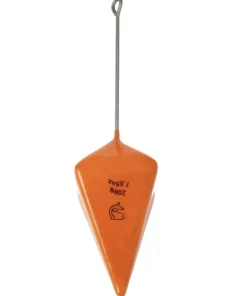 LEMER Plombs De Pêche / Bombettes / Buldos / Flotteurs|Plombs Carpe^Plombs Portugais + tige Plastifiés Orange Fluo