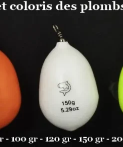 LEMER Plombs Œuf Plastifié Vert Phospho