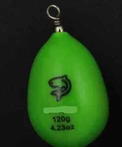 LEMER Plombs De Pêche / Bombettes / Buldos / Flotteurs|Plombs Carpe^Plombs Œuf Plastifié Vert Fluo