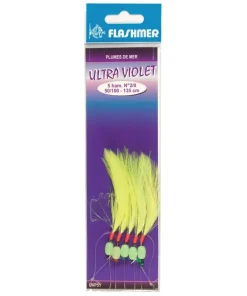 FLASHMER Plumes de Mer Ultra Violet N°2/0| Tous Les Produits|Leurres