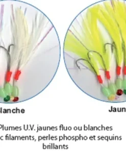 FLASHMER Plumes de Mer Ultra Violet N°2/0| Tous Les Produits|Leurres