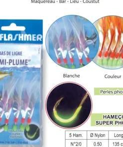 FLASHMER Plumes Lumi-Plume| Leurres|Leurres