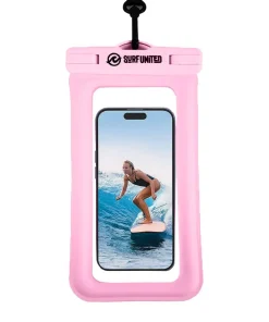 SURF UNITED Pochette téléphone étanche flottante Rose
