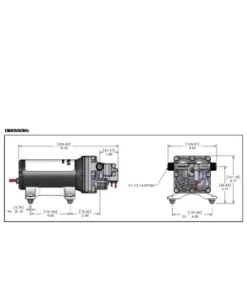 SHURFLO Groupe D'Eau^Pompe Problaster II Ultimate 5.0 12V