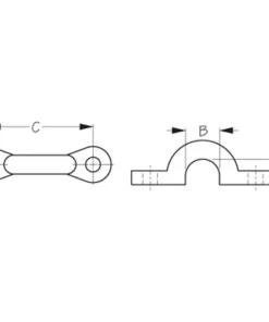 SEA-LECT DESIGNS Accastillage Canoë-Kayak|Pièces Détachées Canoë^Pontet en nylon Sea-Lect