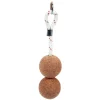 CHUMS Porte-clés 2 boules liège  diamètre 52 mm