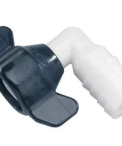PLASTIMO Raccord pour groupes d'eau Shurflo coudé papillon