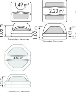 PLASTIMO Radeau De Survie^Radeau de survie Transocean - hauturier - 6 personnes - Container
