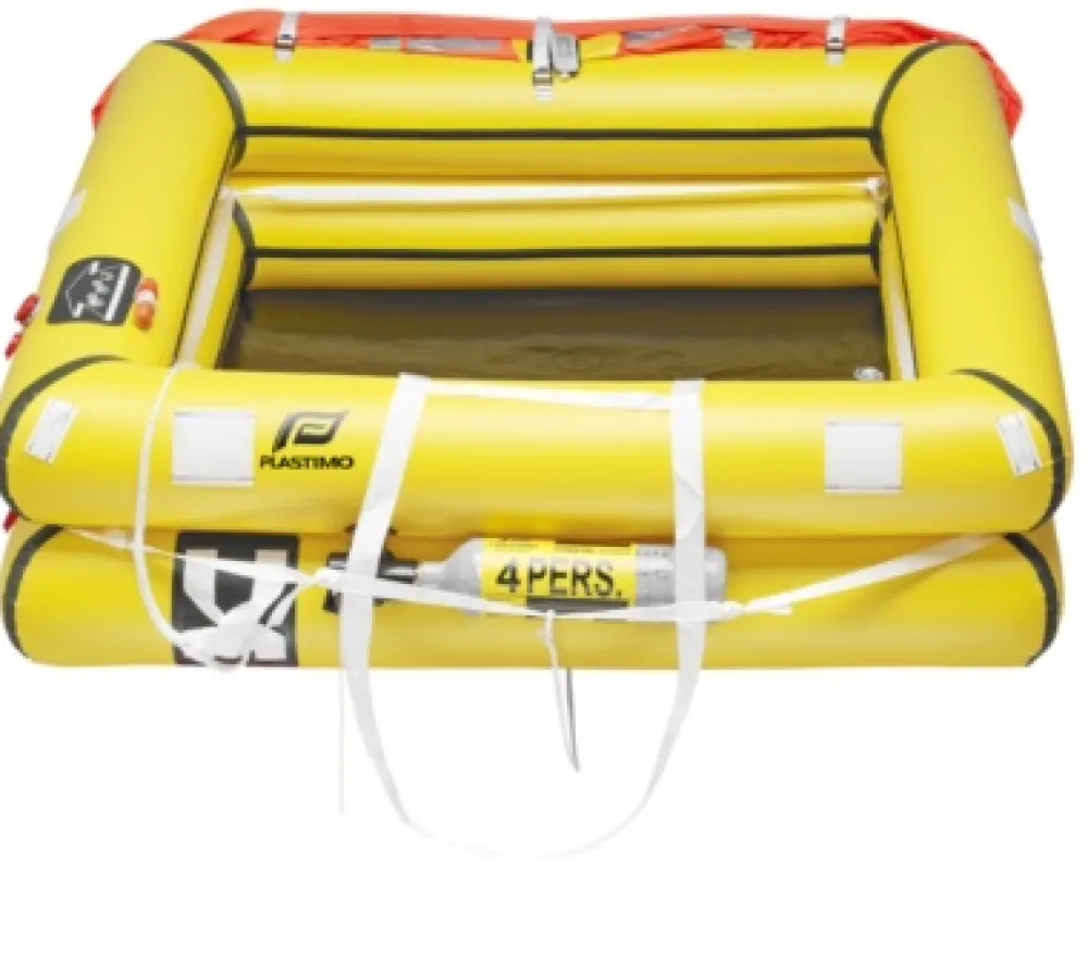 PLASTIMO Radeau de survie Coastal - Cotier - 4 personnes - Sac