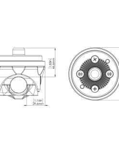 RAILBLAZA Receveur tube Hexx Rail Mount 25 mm