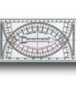 TOPOMARINE Instrument De Navigation^Règle Cras bicolore PVC