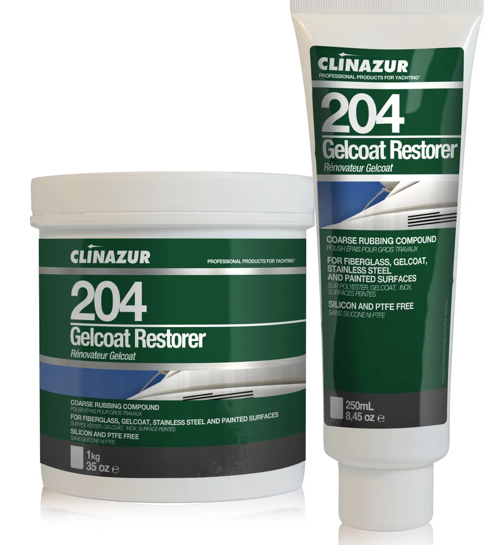 CLIN' AZUR Polishage Et Lustrage|Nettoyage Bateau^Rénovateur gelcoat Clin'azur 204