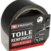 FACOM Outillage, Bricolage, Droguerie^Ruban adhésif de réparation Renforcé - Noir