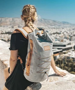 ZULUPACK Sac à dos étanche Indy 20L Gris Camel
