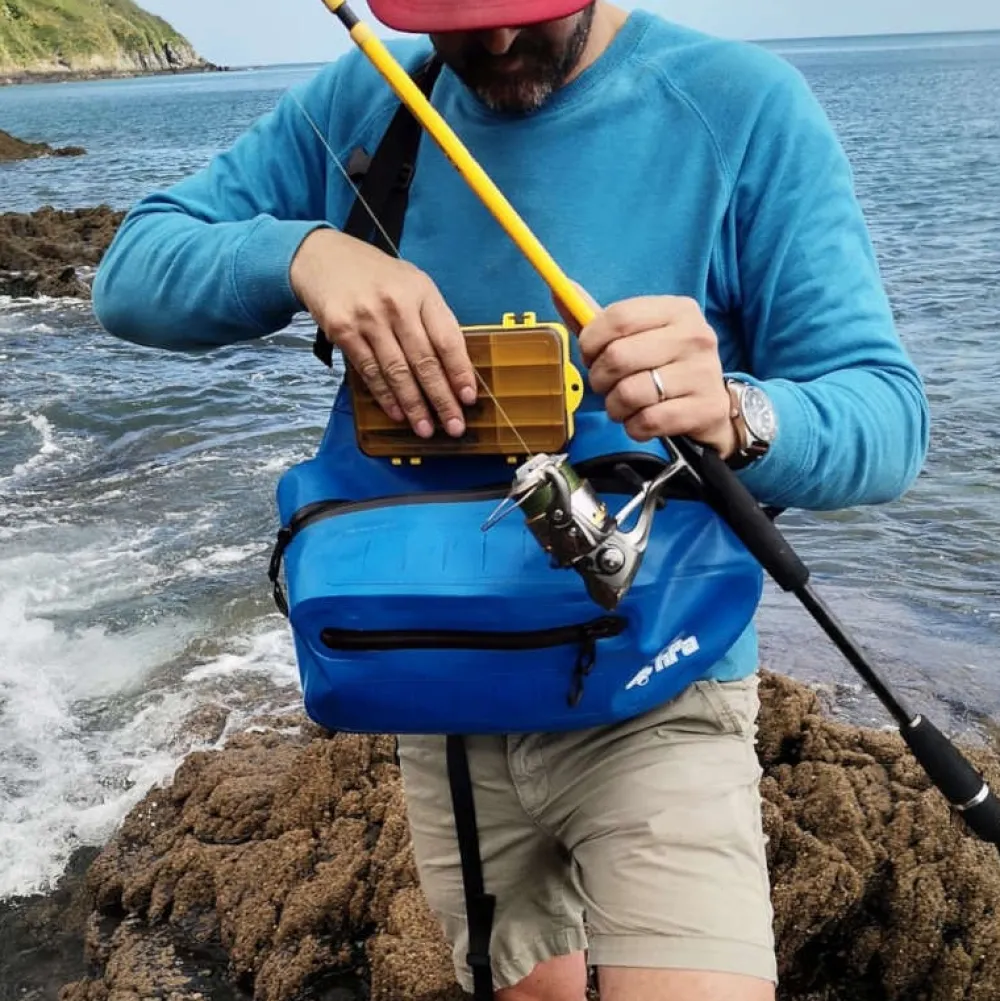HPA Bagagerie Étanche Kayak Rigide|Sac De Pêche^Sac bandoulière Sling 12 Bleu