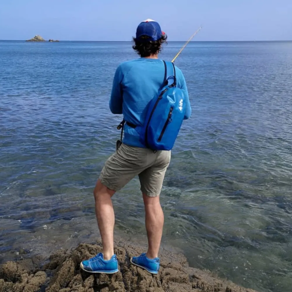 HPA Bagagerie Étanche Kayak Rigide|Sac De Pêche^Sac bandoulière Sling 12 Bleu