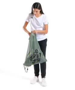 ARENA Sac filet de rangement One Go Mesh Bag 40L - Sage