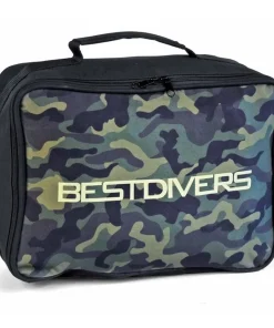 BEST DIVERS Sacoche de détendeur Rectangulaire Vert Camo
