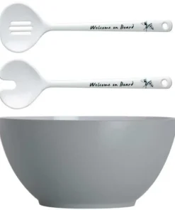 MARINE BUSINESS Vaisselle^Saladier + Couverts - Collection Welcome On Board - 1 Pièce