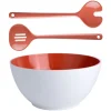 MARINE BUSINESS Vaisselle^Saladier + Couverts - Collection Summer Corail - 1 Pièce