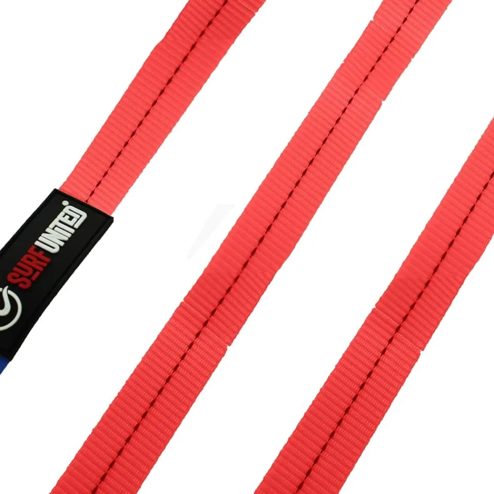SURF UNITED Transport Et Stockage Canoë-Kayak^Sangle d'arrimage par 4 Rouge 4M X 25MM