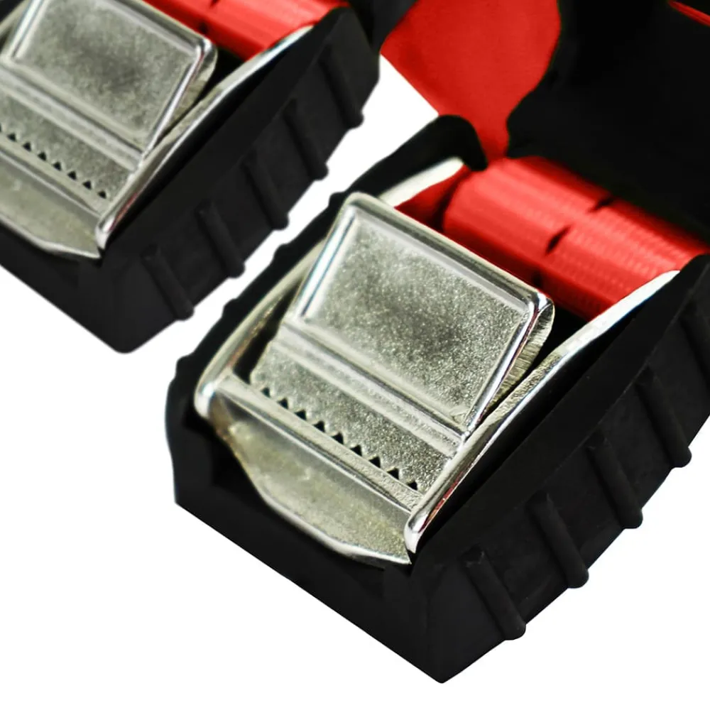 SURF UNITED Transport Et Stockage Canoë-Kayak^Sangle d'arrimage par 4 Rouge 4M X 25MM