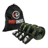 SURF UNITED Transport Et Stockage Canoë-Kayak^Sangle d'arrimage par 4 Camo 4M X 25MM