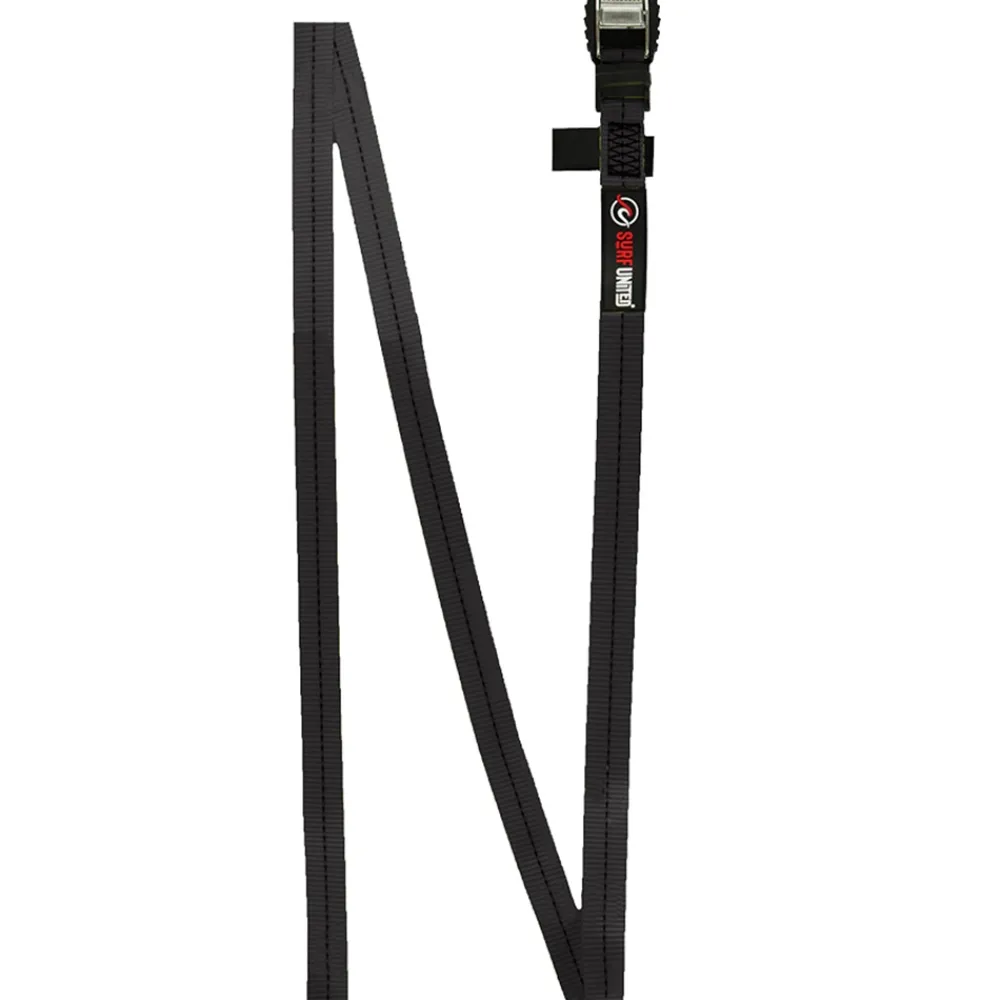 SURF UNITED Transport Et Stockage Canoë-Kayak^Sangle d'arrimage par 2 Noir 4M X 25MM