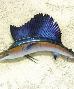 CAP VERT Sculpture Murale Demi Coque Espadon voilier