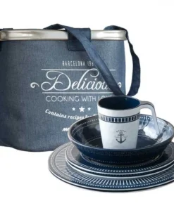 MARINE BUSINESS Set vaisselle - Collection Sailor Soul - 24 Pièces