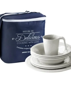 MARINE BUSINESS Set vaisselle - Collection Harmony Perla - 16 Pièces