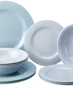 PLASTIMO Vaisselle^Set vaisselle - Collection Atoll - 12 Pièces