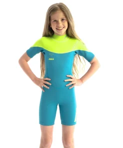 JOBE Spécial Enfant|Shorty^Shorty enfants Boston 2mm Back Zip Sarcelle