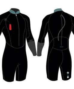 OCEAN STEP Combinaisons Longe-Côte|Shorty^Shorty longe cote homme Optimizer 2/2mm Noir-Oil Blue