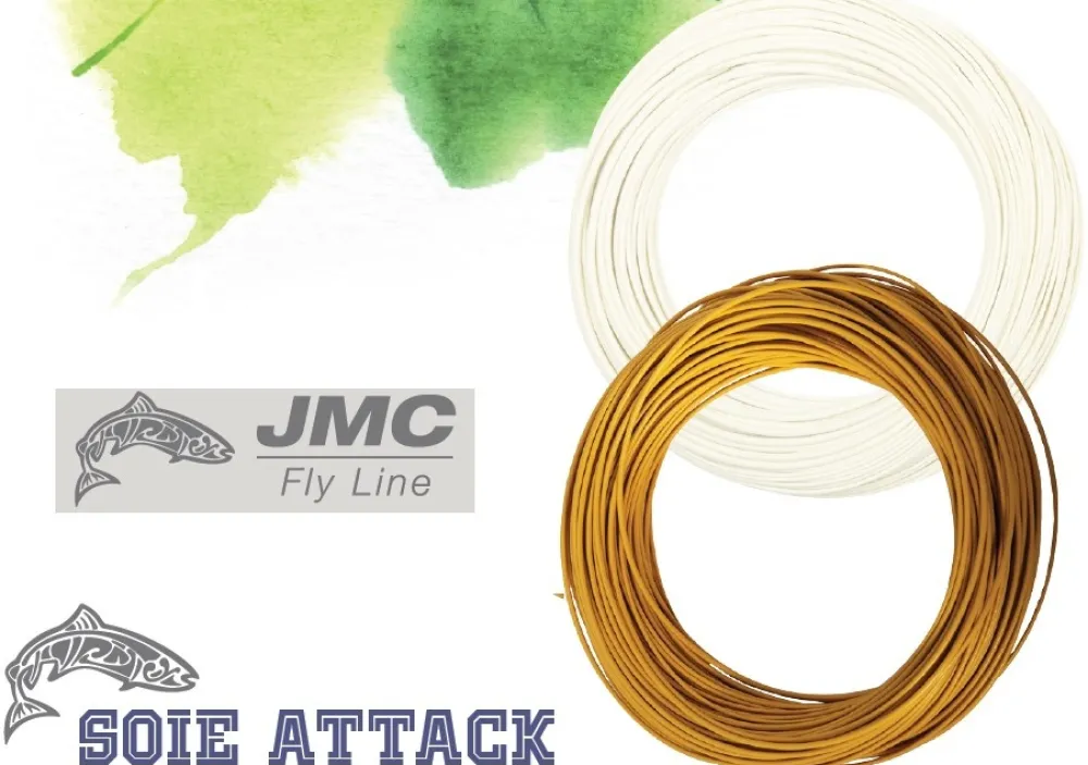 JMC & MOUCHES DE CHARETTE Soies Mouche^Soie JMC Attack AT 5F Ambre