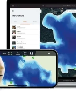 DEEPER Echosondeur|Echosondeur Float Tube^Sondeur CHIRP+ V2 avec support téléphone