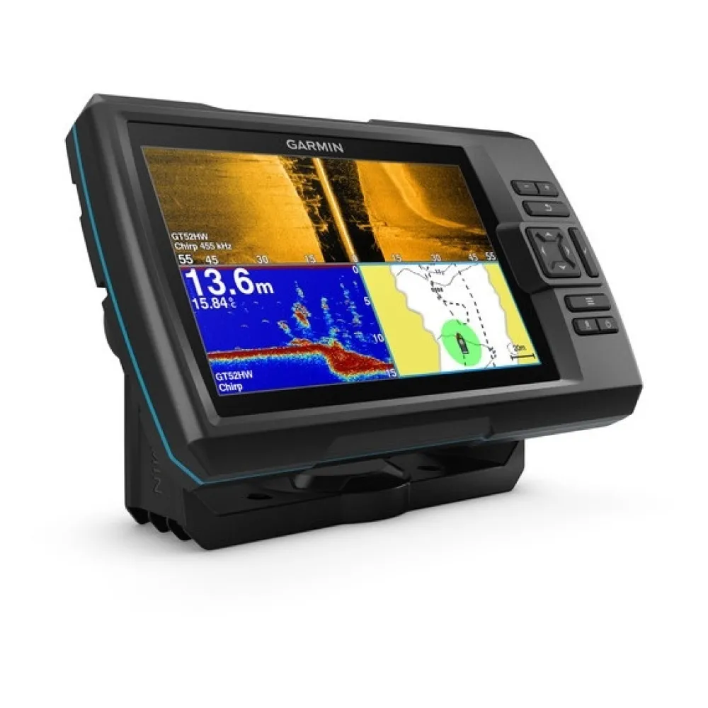 GARMIN Sondeur Striker Plus 7SV CHIRP + sonde 77/200/455/800 KHz