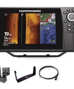HUMMINBIRD Sondeur GPS Hélix 7 G4N CHIRP MEGA SI + Sonde 140/240/455/800/1200 KHz
