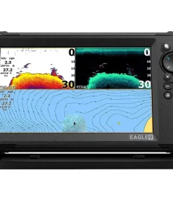 LOWRANCE Gps Marin|Sondeur Gps^Sondeur GPS Eagle 9 CHIRP HDI + Sonde 50/200/455/800 KHz