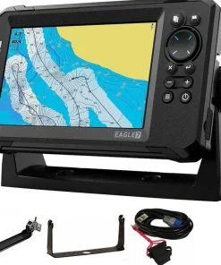 LOWRANCE Gps Marin|Sondeur Gps^Sondeur GPS Eagle 7 CHIRP HDI + Sonde 50/200/455/800 KHz