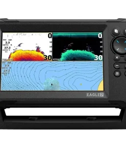 LOWRANCE Sondeur GPS Eagle 7 CHIRP HDI + Sonde 83/200/455/800 KHz