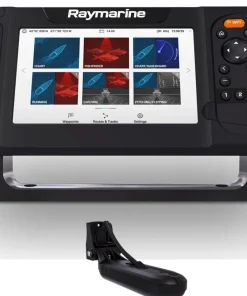 RAYMARINE Gps Marin|Sondeur Gps^Sondeur GPS Element 7 + sonde HV-100 200/350 kHz
