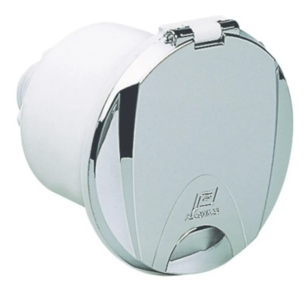 PLASTIMO Sortie d'eau de mer - Droit - Boitier blanc