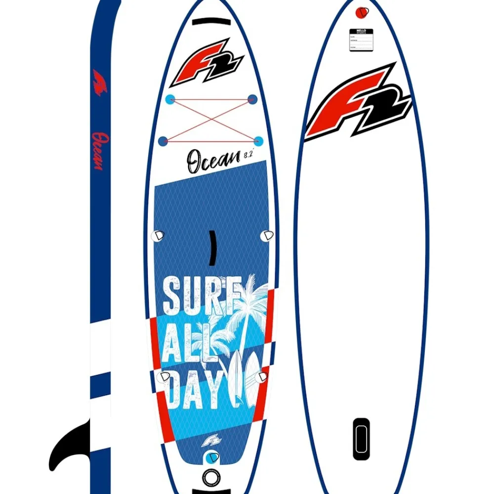 F2 SUP Paddle Gonflable enfant Ocean Boy 8'2| Paddle Gonflable