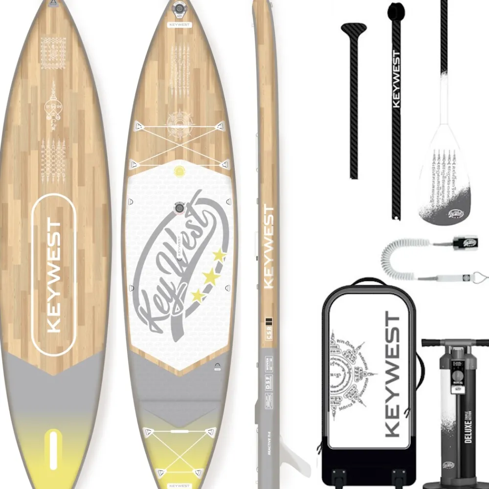 KEY WEST Sup Paddle Gonflable Deluxe Reactive 11.6| Paddle Gonflable