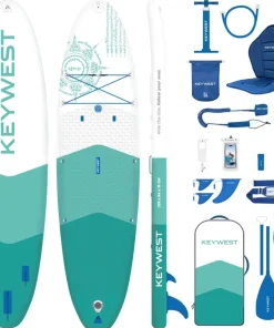 KEY WEST Sup Paddle Gonflable Classic Air 13.0 Lagoon Full Pack| Paddle Gonflable