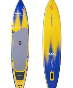 AQUATONE Sup Paddle Gonflable Touring Flame Fusion 3.0 12.6| Paddle Gonflable