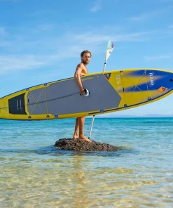 AQUATONE Sup Paddle Gonflable Touring Flame Fusion 3.0 12.6| Paddle Gonflable