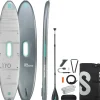 SIPABOARDS Paddle Electrique^SUP Paddle électrique auto gonflable Neo Silver 11